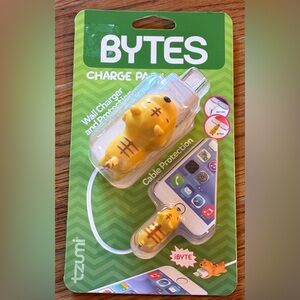 Tzumi Cord Byte Charger with Cable Protection Pack, NWOT